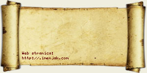 Natalija Ognjanović vizit kartica